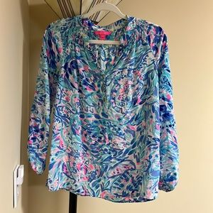 Lily Pulitzer Elsa Top. Size XS. Great Used Condition.